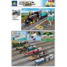 Kazi KY98232 98232 non  TÀU YUEJIN (NHỎ) bộ đồ chơi xếp lắp ráp ghép mô hình Trains CITY TRAIN Tàu Hỏa 316 khối