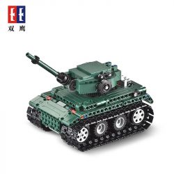 DOUBLEE CADA C51018 51018 non  XE TĂNG TIGER HẠNG NẶNG bộ đồ chơi xếp lắp ráp ghép mô hình  TIGER 1 TANK Kỹ Thuật Công Nghệ Cao Mô Hình Phương Tiện 313 khối