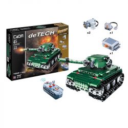 DOUBLEE CADA C51018 51018 non  XE TĂNG TIGER HẠNG NẶNG bộ đồ chơi xếp lắp ráp ghép mô hình  TIGER 1 TANK Kỹ Thuật Công Nghệ Cao Mô Hình Phương Tiện 313 khối