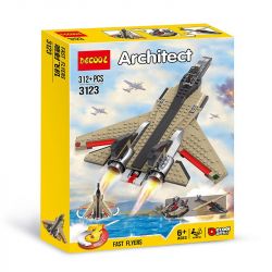 NOT  FAST FLYERS 4953 JISI 3123 xếp lắp ráp ghép mô hình MÁY BAY PHẢN LỰC TRONG MỘT TỜ RƠI NHANH Creator Sáng Tạo 312 khối