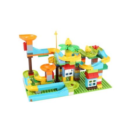 FEELO 1609 Xếp hình kiểu    Big Particle Slide Pipe Ống Trượt Hạt Lớn 158 khối