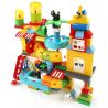 FEELO 1625 Xếp hình kiểu    Particle Pipe Slide Building Blocks Boys And Girls Khối ống Trượt Xây Dựng Khối Chàng Trai Và Cô Gái 150 khối