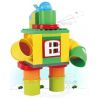 FEELO 1625 Xếp hình kiểu    Particle Pipe Slide Building Blocks Boys And Girls Khối ống Trượt Xây Dựng Khối Chàng Trai Và Cô Gái 150 khối