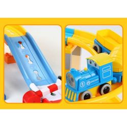 FEELO 1660D Xếp hình kiểu    Roller Coaster Tàu Lượn Siêu Tốc 200 khối