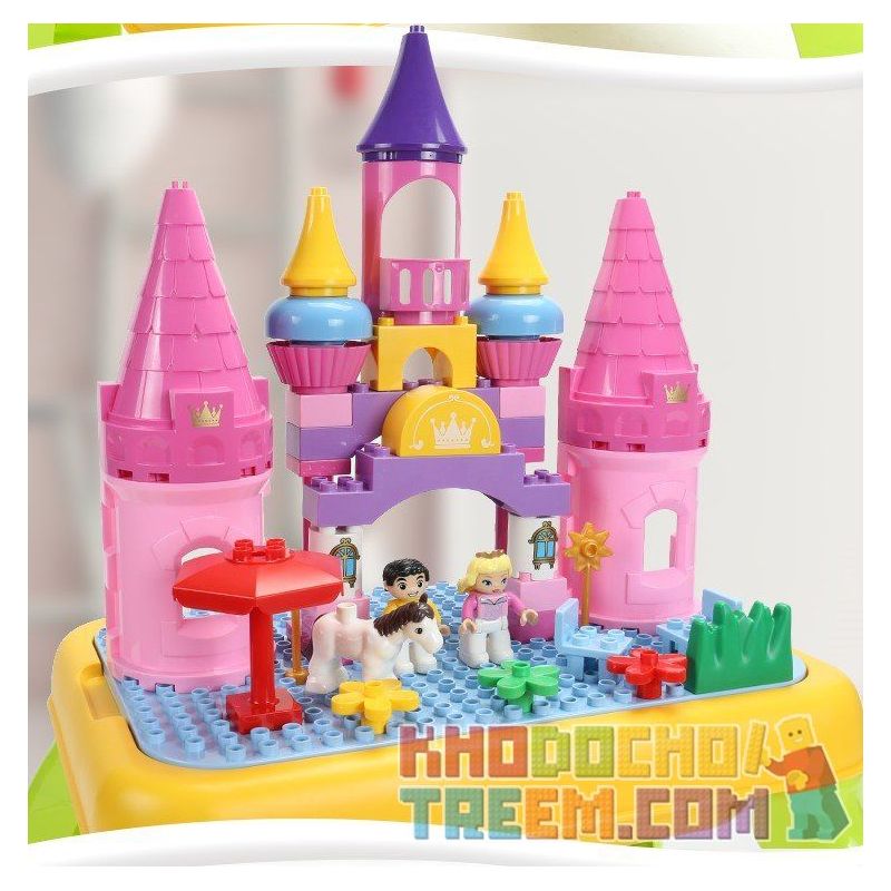 FEELO 1617 Xếp hình kiểu    Castle Of Princess Sleeping In The Forest Lâu đài Của Công Chúa Ngủ Trong Rừng 67 khối