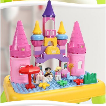 FEELO 1617 Xếp hình kiểu    Castle Of Princess Sleeping In The Forest Lâu đài Của Công Chúa Ngủ Trong Rừng 67 khối