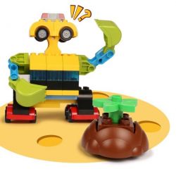 FEELO 1607 Xếp hình kiểu    Alien Robot Wall - E Robot Ngoài Hành Tinh Wall - E 65 khối