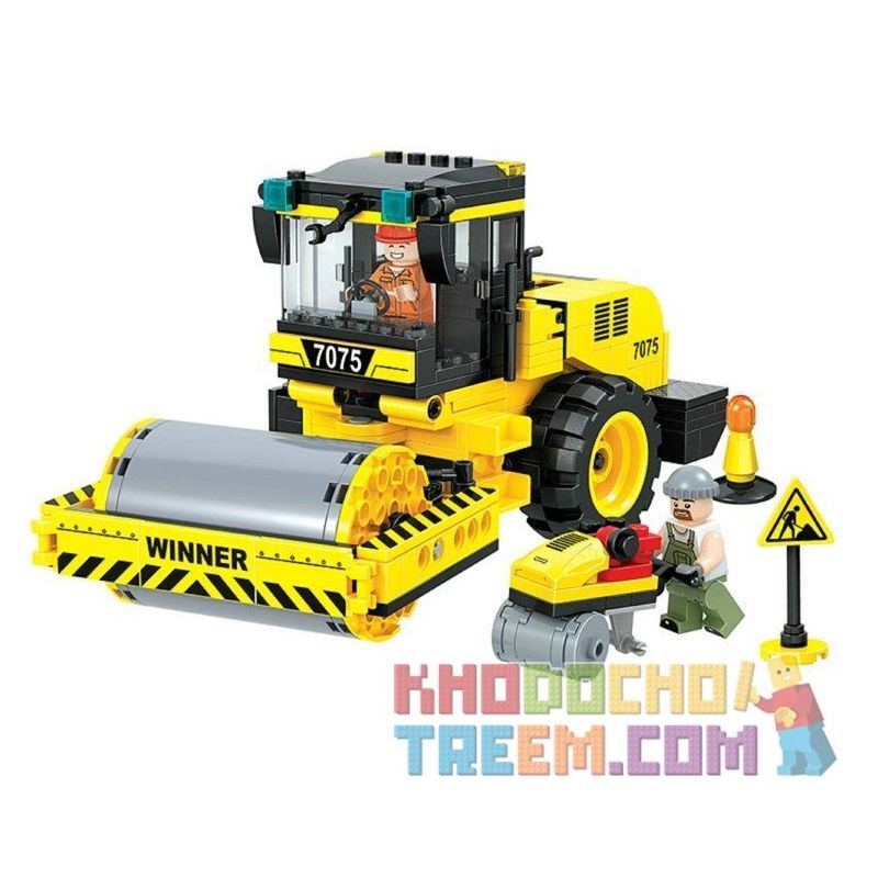 IBLOCK PL-920-106 920-106 PL920-106 Winner 7075 non  XE LU bộ đồ chơi xếp lắp ráp ghép mô hình City LITTLE ENGINEERS Thành Phố 311 khối