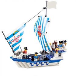 JIE STAR 30005 Xếp hình kiểu  PIRATES OF THE CARIBBEAN Dauntless Thuyền Cướp Biển 339 khối