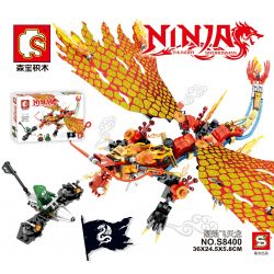 LEPIN 39006 SHENG YUAN SY S8400 8400 12701 non  RỒNG BAY LỬA bộ đồ chơi xếp lắp ráp ghép mô hình The  Ninjago Movie Ninja Lốc Xoáy 311 khối