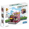 PanlosBrick 657007 Panlos Brick 657007 non  CỬA HÀNG KEM bộ đồ chơi xếp lắp ráp ghép mô hình Mini Modular STREETSCAPE Đường Phố Thu Nhỏ 145 khối