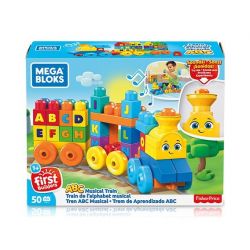  Mega Bloks Super Big Blocks On Trains Xếp hình Xếp Hình Khối Siêu Lớn Trên Tàu Hỏa 50 khối