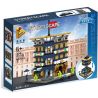 PanlosBrick 657015 Panlos Brick 657015 non  NGÂN HÀNG bộ đồ chơi xếp lắp ráp ghép mô hình Mini Modular STREETSCAPE BANK Đường Phố Thu Nhỏ 310 khối