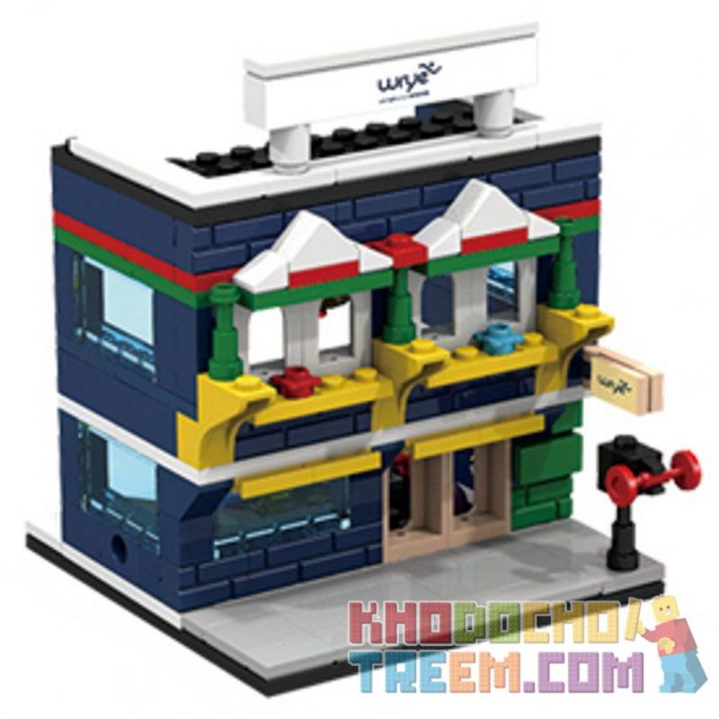 PanlosBrick 657010 Panlos Brick 657010 non  CỬA HÀNG ĐỒ THỂ THAO bộ đồ chơi xếp lắp ráp ghép mô hình Mini Modular STREETSCAPE Đường Phố Thu Nhỏ 145 khối