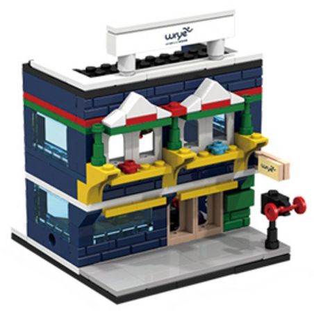 PanlosBrick 657010 Panlos Brick 657010 non  CỬA HÀNG ĐỒ THỂ THAO bộ đồ chơi xếp lắp ráp ghép mô hình Mini Modular STREETSCAPE Đường Phố Thu Nhỏ 145 khối