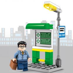  Xếp hình kiểu City Street scenes, small scenes Cư dân thành phố 322 khối