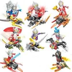 SHENG YUAN SY SY1258 1258 non  QUÁI VẬT BÓNG ĐÊM ĐƯỢC KẾT HỢP BỞI 8 VŨ KHÍ CỦA SIÊU NHÂN ĐIỆN QUANG bộ đồ chơi xếp lắp ráp ghép mô hình Ultraman UNIVERSE GIANT Vệ Binh Vũ Trụ Siêu Nhân Điện Quang 343 khối