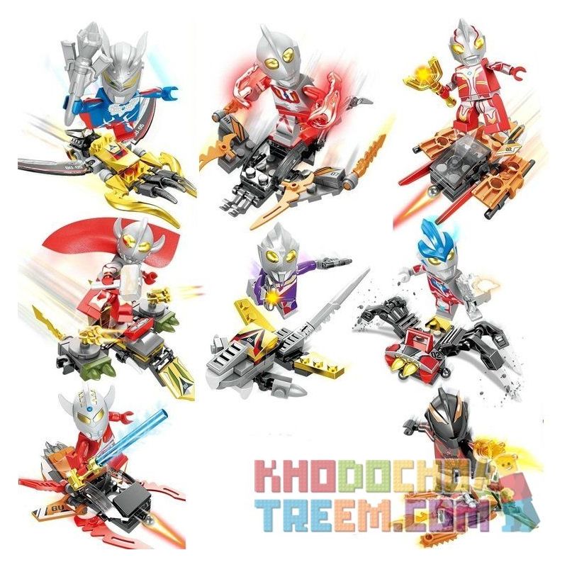 SHENG YUAN SY SY1258 1258 non  QUÁI VẬT BÓNG ĐÊM ĐƯỢC KẾT HỢP BỞI 8 VŨ KHÍ CỦA SIÊU NHÂN ĐIỆN QUANG bộ đồ chơi xếp lắp ráp ghép mô hình Ultraman UNIVERSE GIANT Vệ Binh Vũ Trụ Siêu Nhân Điện Quang 343 khối