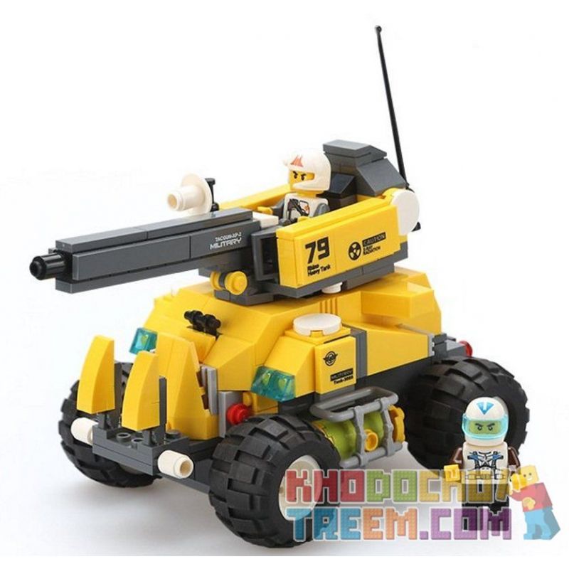 WANGE 3668 non  XE TĂNG RHINOCEROS bộ đồ chơi xếp lắp ráp ghép mô hình Advanced Military ADVANCED MILITARY RHINO HEAVY TANK Quân Đội Công Nghệ Cao 322 khối