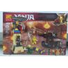 LELE 31167 non  RẮN VÀNG KHỔNG LỒ bộ đồ chơi xếp lắp ráp ghép mô hình The  Ninjago Movie NINJA MASTERS OF SPINJITZ Ninja Lốc Xoáy 322 khối