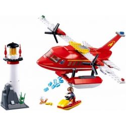 SLUBAN M38-B0629 B0629 0629 M38B0629 38-B0629 non  MÁY BAY PHẢN LỰC NƯỚC bộ đồ chơi xếp lắp ráp ghép mô hình Fire Rescure ARIAL FIREFIGHTING PLANE Cứu Hỏa 348 khối