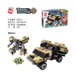 Enlighten 3103 Qman 3103 non  NGƯỜI MÁY KINGKONG CHIẾN ĐẤU ĐƯỢC LẮP RÁP BỞI BAY TÀNG HÌNH XE TĂNG BỌC THÉP... bộ đồ chơi xếp lắp ráp ghép mô hình Transformers TRANSCOLLECTOR Robot Đại Chiến Người Máy Biến Hình 912 khối