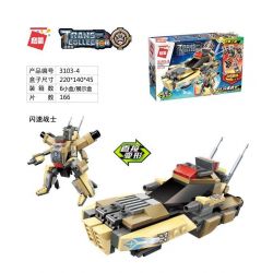Enlighten 3103 Qman 3103 non  NGƯỜI MÁY KINGKONG CHIẾN ĐẤU ĐƯỢC LẮP RÁP BỞI BAY TÀNG HÌNH XE TĂNG BỌC THÉP... bộ đồ chơi xếp lắp ráp ghép mô hình Transformers TRANSCOLLECTOR Robot Đại Chiến Người Máy Biến Hình 912 khối
