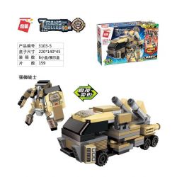 Enlighten 3103 Qman 3103 non  NGƯỜI MÁY KINGKONG CHIẾN ĐẤU ĐƯỢC LẮP RÁP BỞI BAY TÀNG HÌNH XE TĂNG BỌC THÉP... bộ đồ chơi xếp lắp ráp ghép mô hình Transformers TRANSCOLLECTOR Robot Đại Chiến Người Máy Biến Hình 912 khối