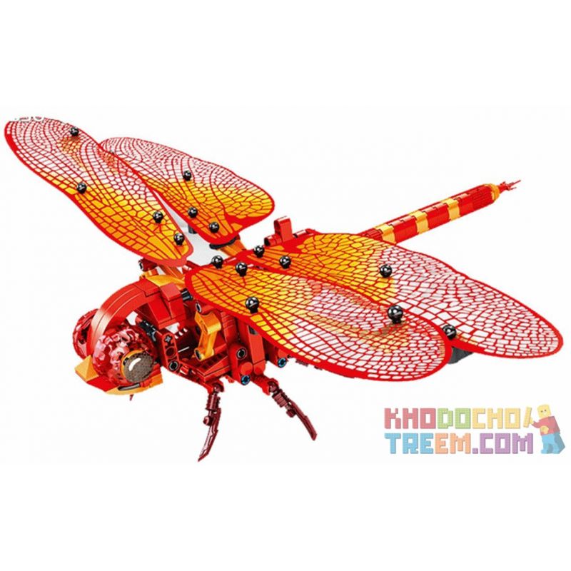 SEMBO 703300 non  CHUỒN CHUỒN ỚT bộ đồ chơi xếp lắp ráp ghép mô hình  TECHNIQUE DRAGONFLY Kỹ Thuật Công Nghệ Cao Mô Hình Phương Tiện 330 khối