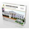 YZ DIAMOND 062 Xếp hình kiểu Nanoblock ARCHITECTURE The White House Nhà Trắng 2021 khối