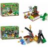 SHENG YUAN SY 1048A 1048B 1048C 1048D non  MINIFIGURES 4 KIỂU bộ đồ chơi xếp lắp ráp ghép mô hình Minecraft MY WORLD Game Xây Dựng 312 khối