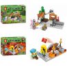 SHENG YUAN SY 1048A 1048B 1048C 1048D non  MINIFIGURES 4 KIỂU bộ đồ chơi xếp lắp ráp ghép mô hình Minecraft MY WORLD Game Xây Dựng 312 khối