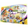 LELE 39005 non  BỆNH VIỆN THÚ CƯNG bộ đồ chơi xếp lắp ráp ghép mô hình Pokémon POKEMON GO 309 khối