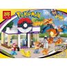 LELE 39005 non  BỆNH VIỆN THÚ CƯNG bộ đồ chơi xếp lắp ráp ghép mô hình Pokémon POKEMON GO 309 khối