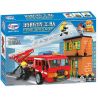 IBLOCK PL-920-127 920-127 PL920-127 Winner 7023 non  XE CỨU HỎA CÓ THANG 3 bộ đồ chơi xếp lắp ráp ghép mô hình Fire Rescure FIRE BRIGADE 308 khối