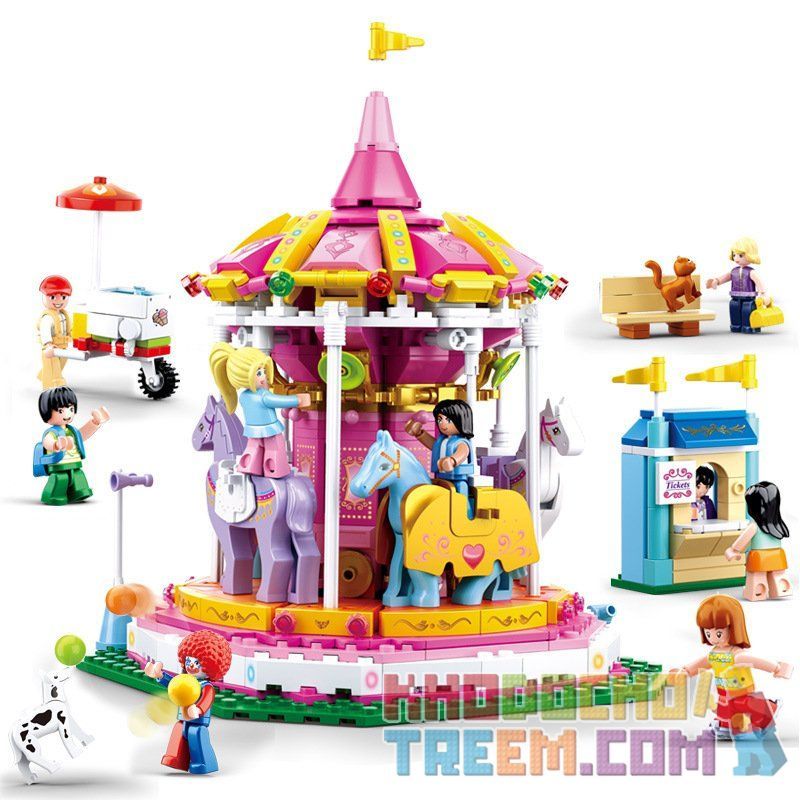 SLUBAN M38-B0725 B0725 0725 M38B0725 38-B0725 non  BĂNG CHUYỀN bộ đồ chơi xếp lắp ráp ghép mô hình Girl's Dream Giấc Mơ Con Gái 762 khối