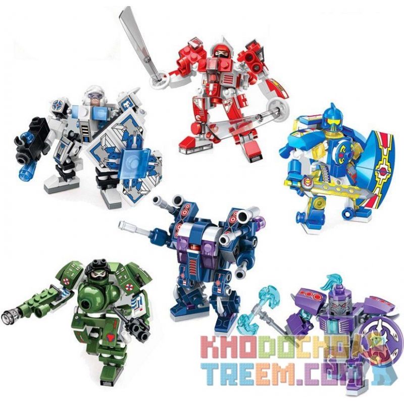 WINNER JEMLOU 8023A 8023B 8023C 8023D 8023E 8023F non  6 NGƯỜI MÁY MG MECH WHITE WOLF RED FOX BLUE WHALE GRASSHOPPER DRAGONFLY VIPER bộ đồ chơi xếp lắp ráp ghép mô hình Military Army XIBAD GUARDING THE EARTH'S WARRIORS、FOREIGN INVADERS VIOLENT ARMY Quân Sự Bộ Đội 613 khối