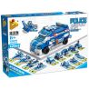 PanlosBrick 633015 Panlos Brick 633015 non  XE CHỞ LÍNH CỦA CẢNH SÁT 12 TRONG bộ đồ chơi xếp lắp ráp ghép mô hình Police PLOCE ASSAULT CAR 569 khối