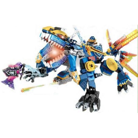 SHENG YUAN SY SY915 non  RỒNG SẤM SÉT CỦA CRAY bộ đồ chơi xếp lắp ráp ghép mô hình Nexo Knights NICK KNIGHTS Hiệp Sỹ Nexo 462 khối