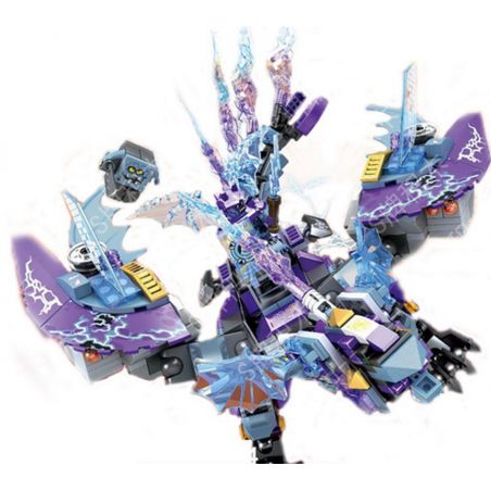 SHENG YUAN SY SY914 non  ĐẠI BÀNG MECHANICAL bộ đồ chơi xếp lắp ráp ghép mô hình Nexo Knights NICK KNIGHTS Hiệp Sỹ Nexo 454 khối