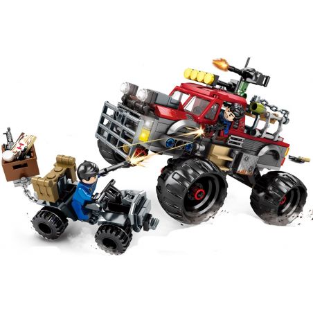 SHENG YUAN SY SY1342 1342 non  CHIẾN ĐẤU SA MẠC CÓ VŨ TRANG bộ đồ chơi xếp lắp ráp ghép mô hình Game For Peace Chiến Đấu Cho Hòa Bình 408 khối