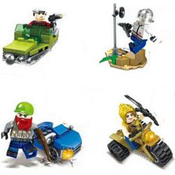 SHENG YUAN SY 1087 non  8 XE CẤU HÌNH NHỎ bộ đồ chơi xếp lắp ráp ghép mô hình Collectable Minifigures Búp Bê Sưu Tầm 318 khối