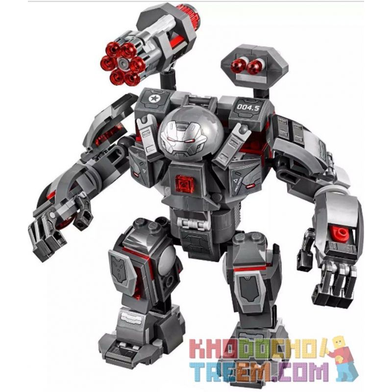 SHENG YUAN SY SY1318 1318 non  KẾT HỢP MINIFIGURE GEARS OF WAR ANTI-HULK ARMOR VS THANOS 8 bộ đồ chơi xếp lắp ráp ghép mô hình Marvel Super Heroes HEROES ASSEMBLE Siêu Anh Hùng Marvel 309 khối