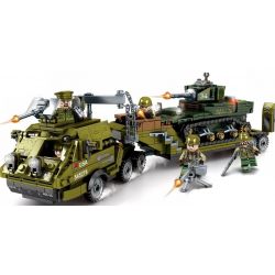 SEMBO 101391 non  XE TĂNG HẠNG NHẸ DRAGON NẶNG CỦA QUÂN ĐỘI MỸ bộ đồ chơi xếp lắp ráp ghép mô hình Empires Of Steel Đế Chế Thép 915 khối