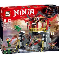 SHENG YUAN SY SY975 non  ĐỀN THỜ PHỤC SINH CỦA QUỶ bộ đồ chơi xếp lắp ráp ghép mô hình The  Ninjago Movie NINJA THUNDER SWORDSMAN Ninja Lốc Xoáy 541 khối