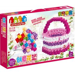 JUN DA LONG TOYS JDLT 7015A Xếp hình kiểu    Romantic Flower Basket Giỏ Hoa Lãng Mạn 382 khối