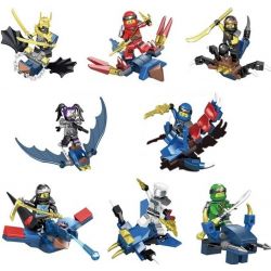 SHENG YUAN SY 1056 non  RỒNG BAY 8 KẾT HỢP bộ đồ chơi xếp lắp ráp ghép mô hình The  Ninjago Movie NINJA THUNDER SWORDSMAN Ninja Lốc Xoáy 330 khối