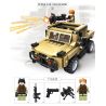 PanlosBrick 635008 Panlos Brick 635008 non  XE BÁN TẢI CÓ VŨ TRANG bộ đồ chơi xếp lắp ráp ghép mô hình Gun Strike GUNSTRIKE Đấu Súng 304 khối