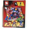 SHENG YUAN SY SY516A 516A SY516B 516B 516 SY516 non  IRON MAN FIGHTER CAPTAIN AMERICA ROBOT KẾT HỢP bộ đồ chơi xếp lắp ráp ghép mô hình Super Heroes IRONMAN ROBOT、CAPTAIN AMERICA Siêu Nhân Anh Hùng 304 khối