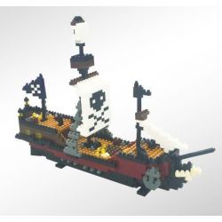 YZ DIAMOND 66505 Xếp hình kiểu Nanoblock ARCHITECTURE Pirate Ship Tàu Cướp Biển 780 khối